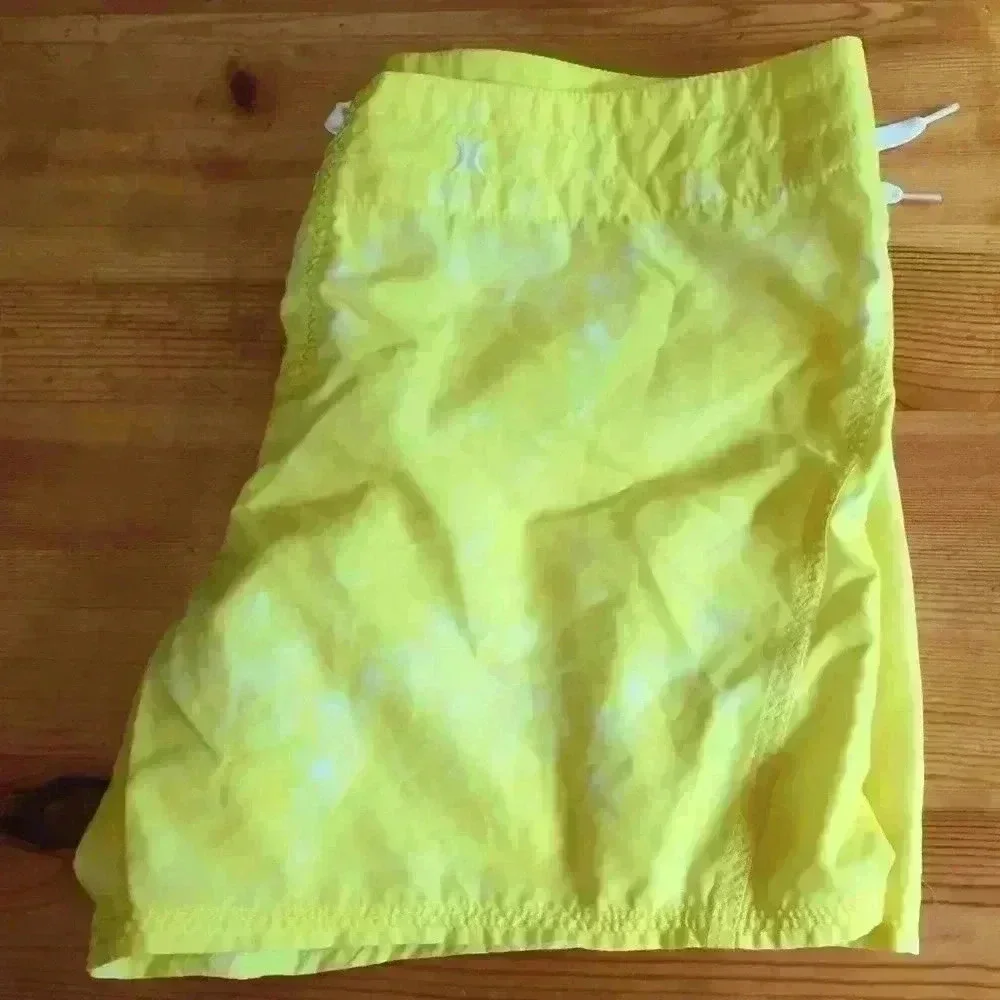 Hurley yellow sandy board shorts women